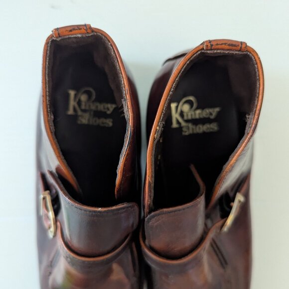 Vintage 70s Kinney Men\'s Genuine Leather Boots, 8